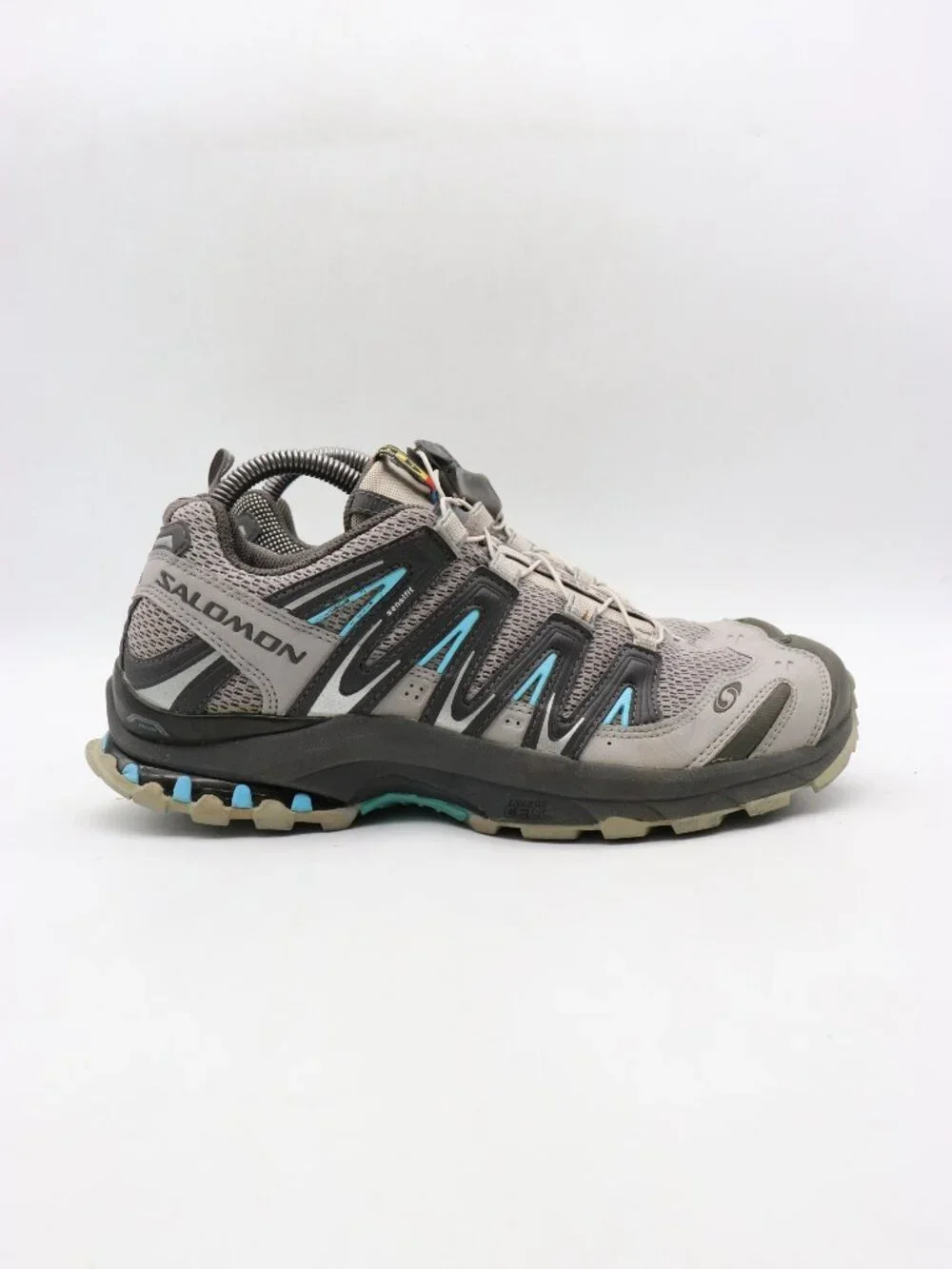 Salomon XA Pro 3D Shoes Women's 8 Gray Trail Running Athletic Outdoor Sneakers